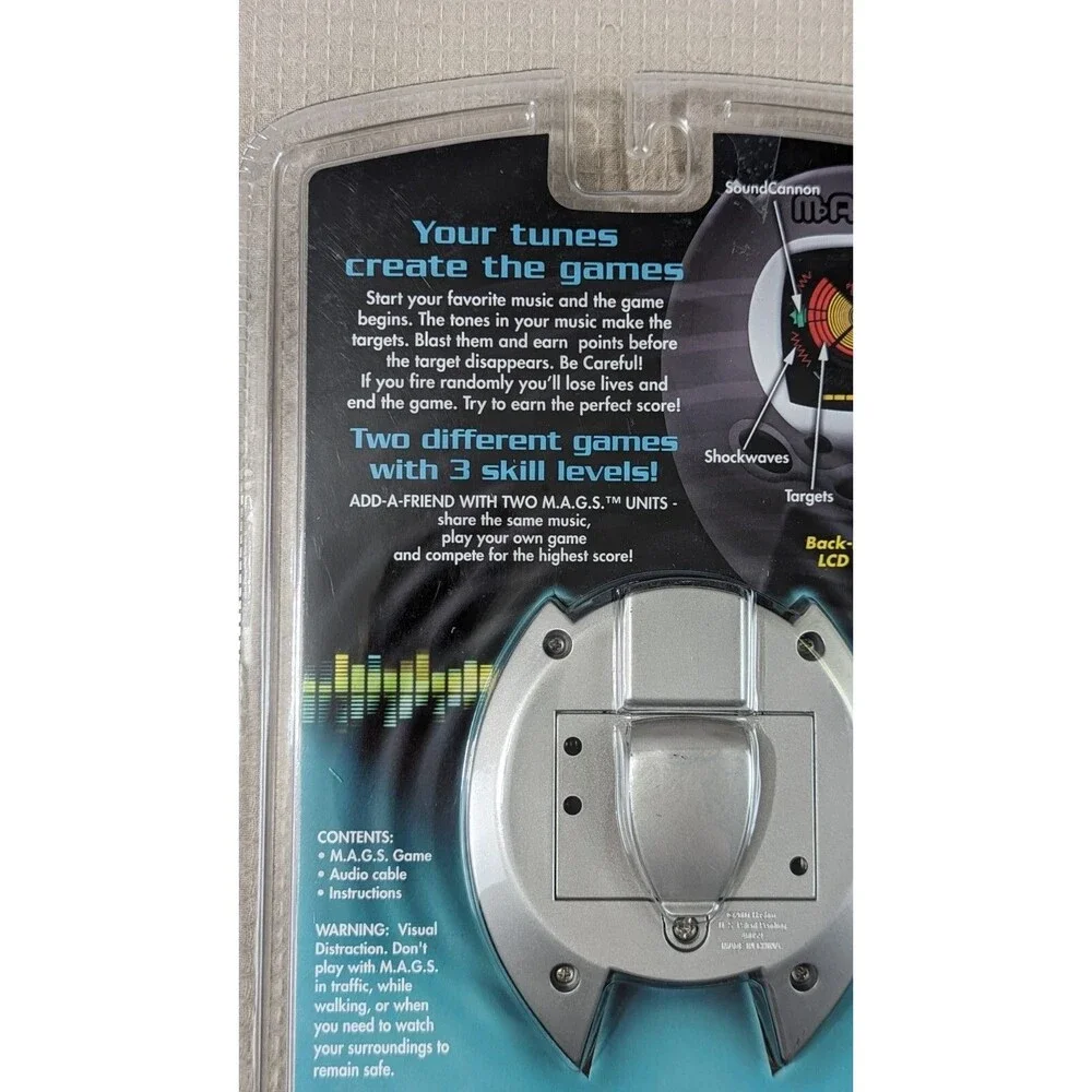 New Hasbro MAGS Music Activated Game System Pocket HandHeld 40059 Hit Clips NEW